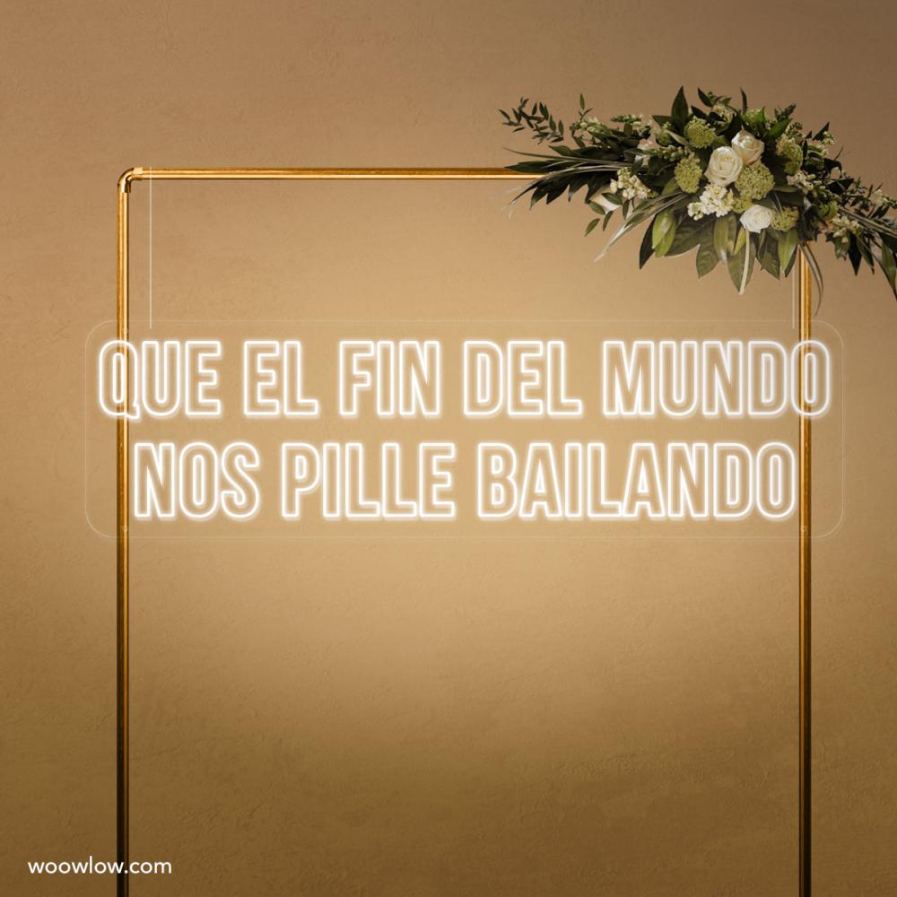 Neón Boda ‘FIN DEL MUNDO BAILANDO’