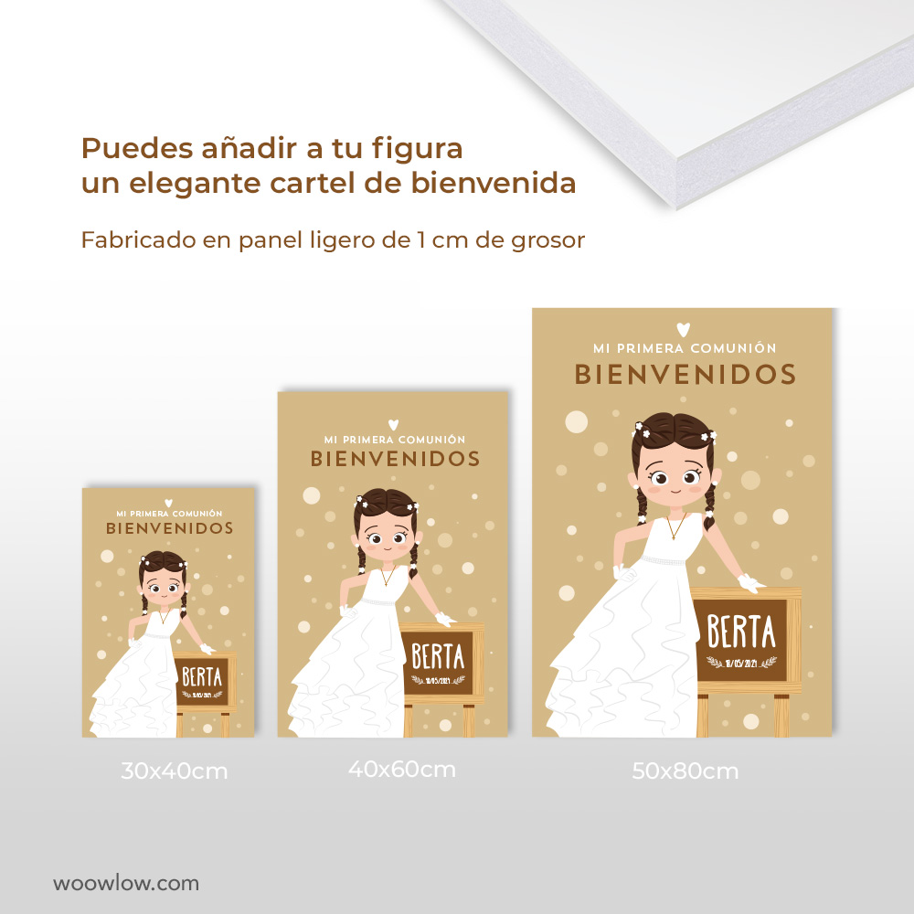 Cartel bienvenida comunión
