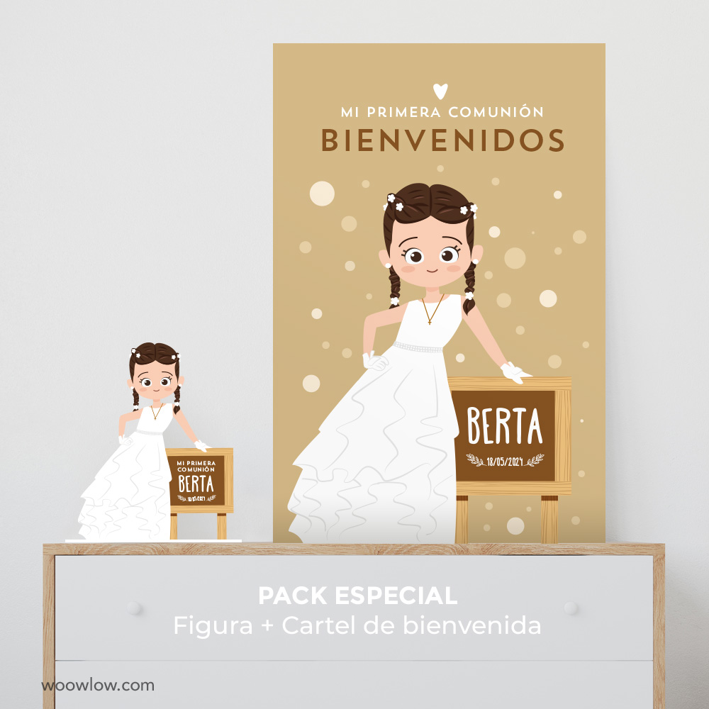 Cartel bienvenida comunión