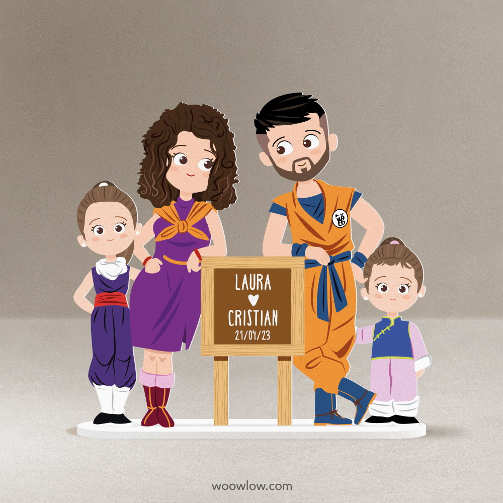 Muñecos tarta boda 100% PERSONALIZADOS - Pose 2