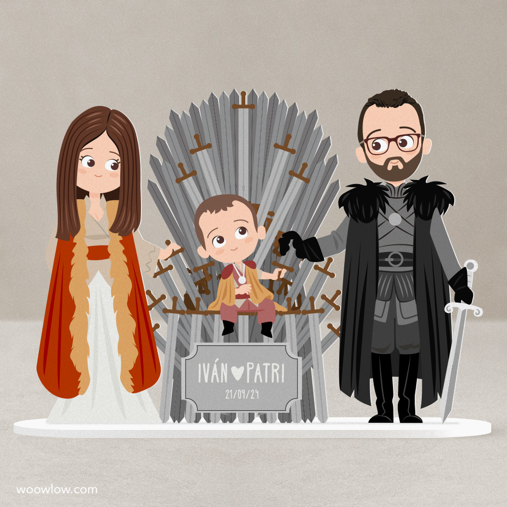 Muñecos tarta boda 100% PERSONALIZADOS - Pose 2