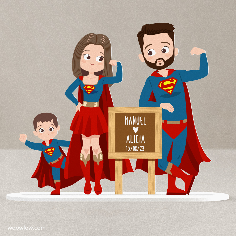 Muñecos tarta boda 100% PERSONALIZADOS - Pose 2