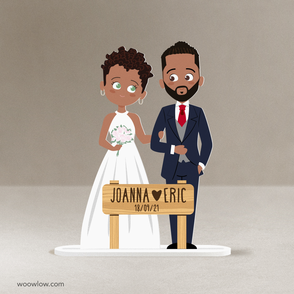 Regalo novios boda 100% PERSONALIZADOS - Pose 1