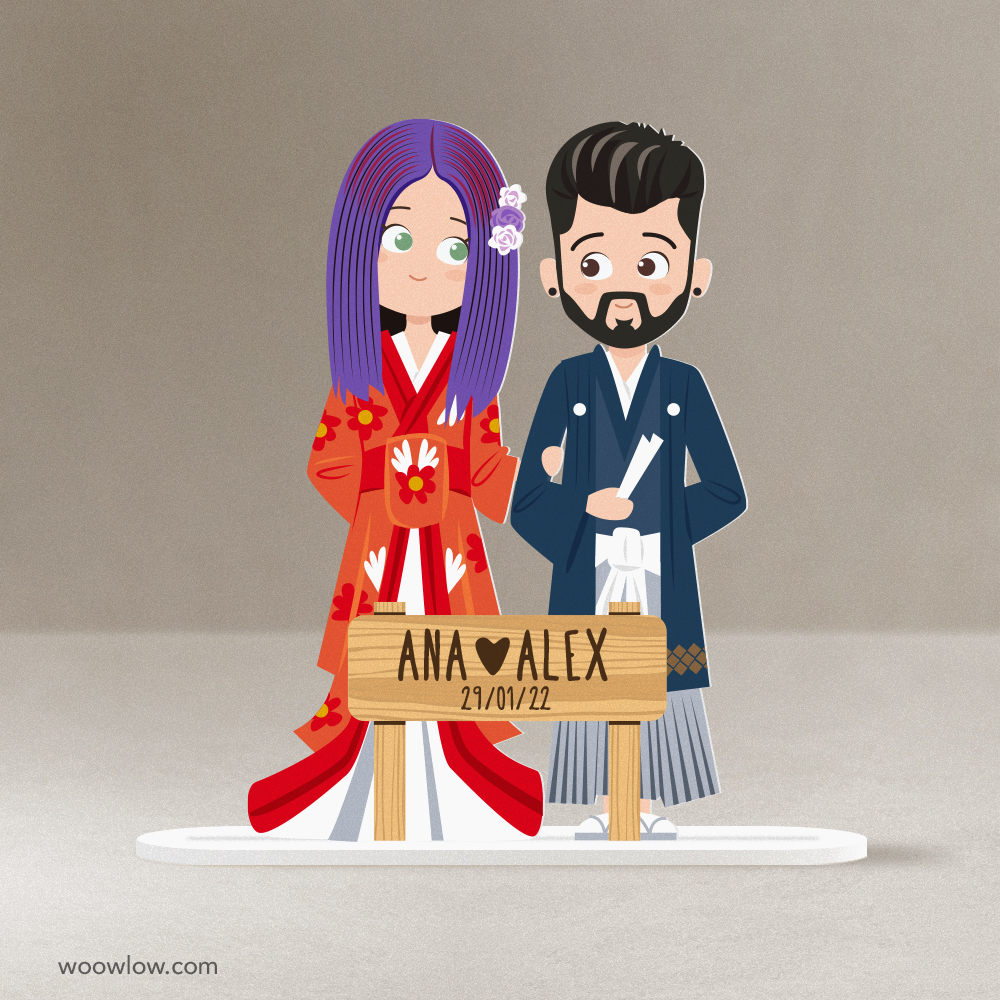 Regalo novios boda 100% PERSONALIZADOS - Pose 1