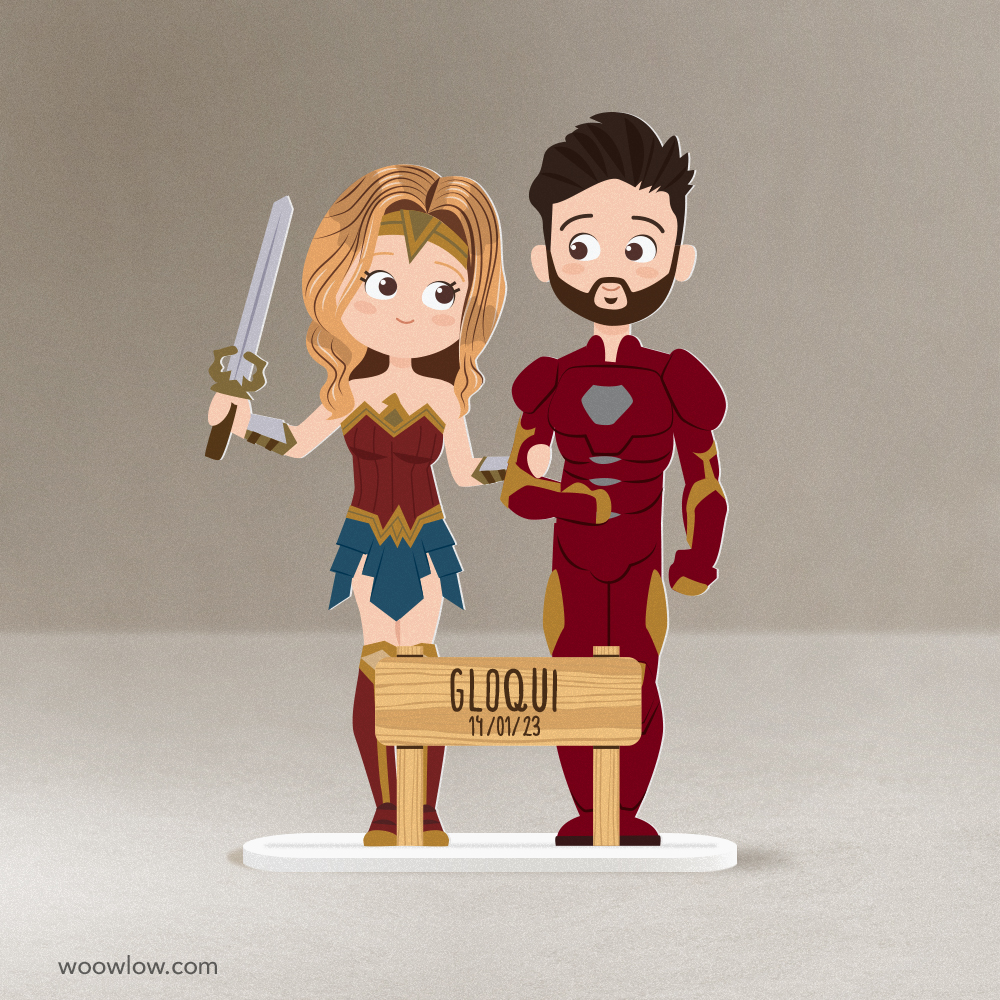 Regalo novios boda 100% PERSONALIZADOS - Pose 1