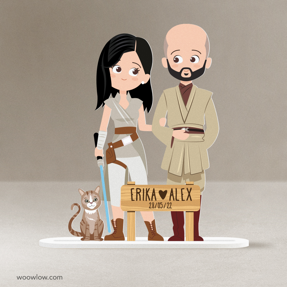 Regalo novios boda 100% PERSONALIZADOS - Pose 1