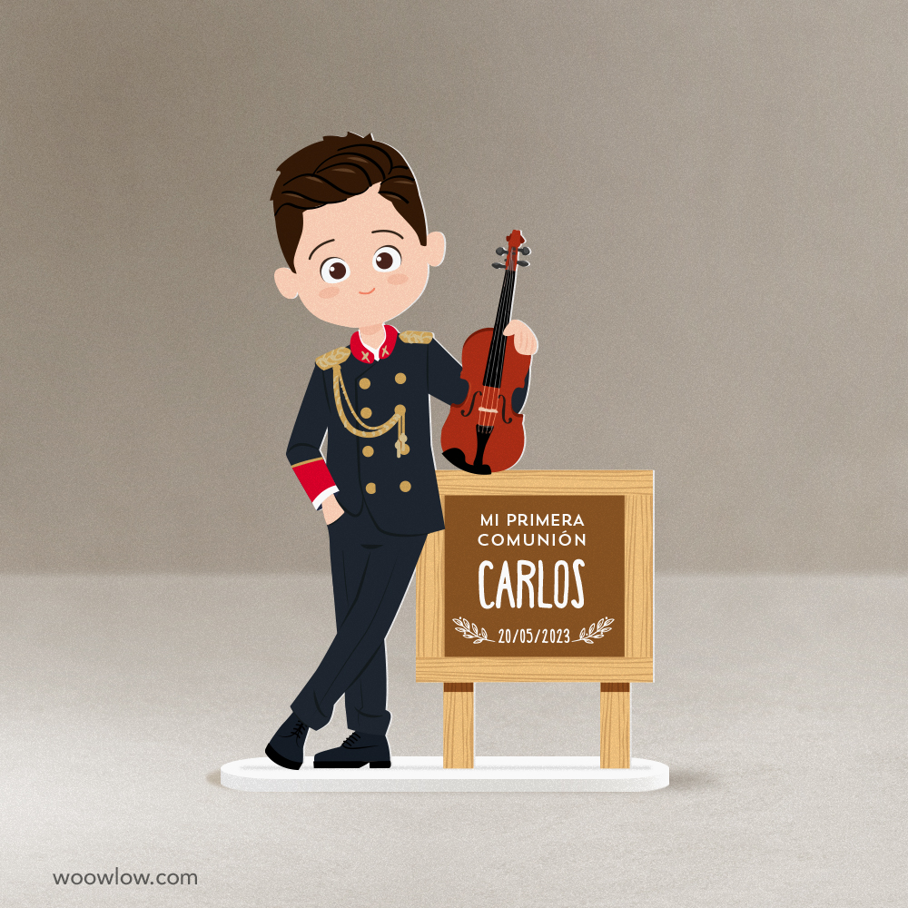 Figura tarta comunión niño 100% PERSONALIZADA