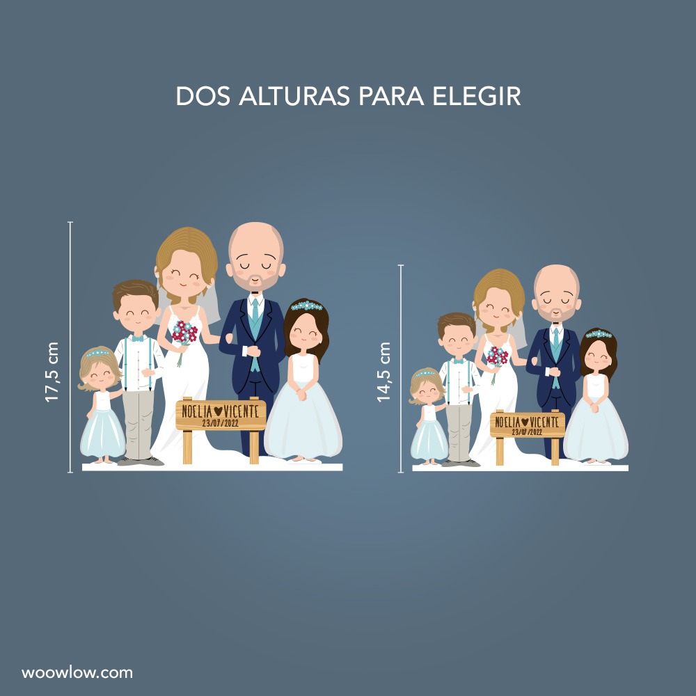 Regalo novios boda 100% PERSONALIZADOS - Pose 1